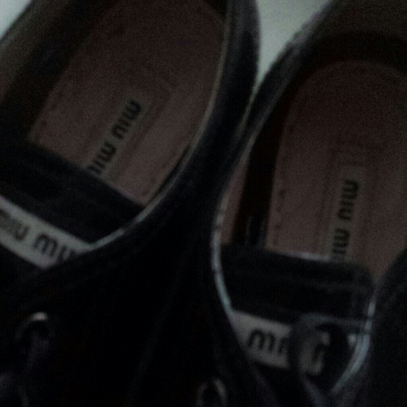 MIU MIU studded patent sneakers size39 - Picture 2 of 3