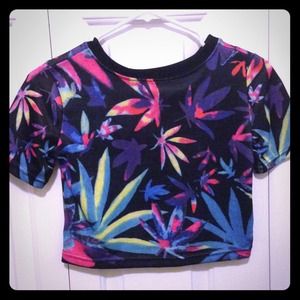 Black neon ganja crop