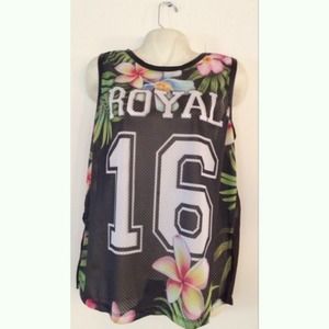 🔸Plus Size🔸 Floral BasketBall Jersey