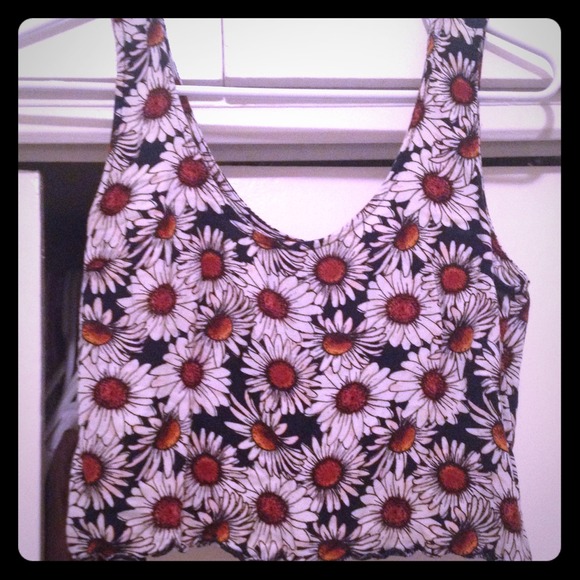 Iam selling my flower crop top.