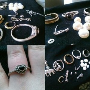 STERLING SILVER / 10K GOLD / ELEPHANT