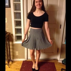 Grey jersey HM skirt