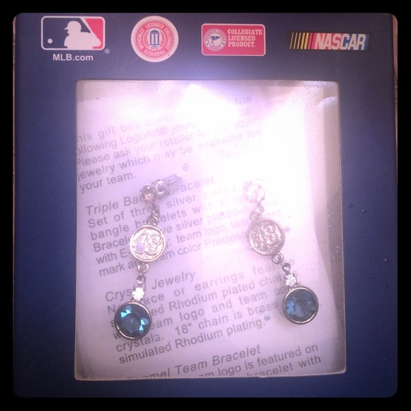 NASCAR logo art #48 earrings never opened or used! - Picture 1 of 2