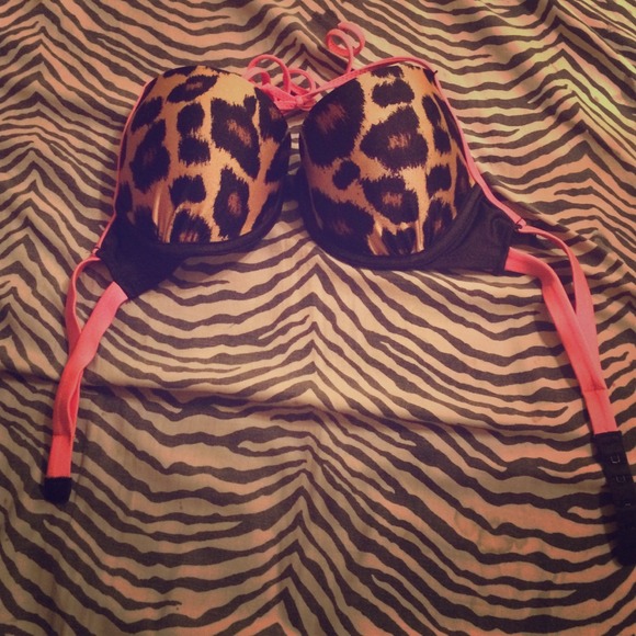 Leopard Fox Push-up bikini top! 🎀