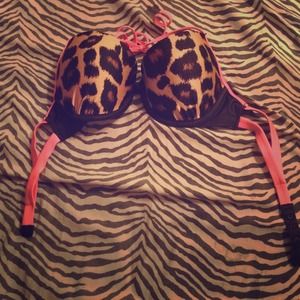 Leopard Fox Push-up bikini top! 🎀