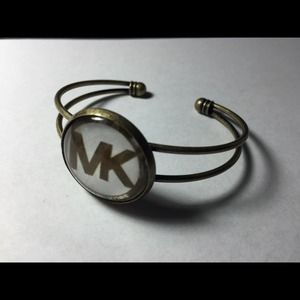 MK LOGO cuff bracelet