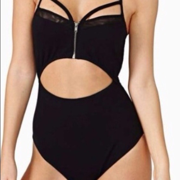 Nasty Gal Mesh Body Suit - Picture 1 of 4