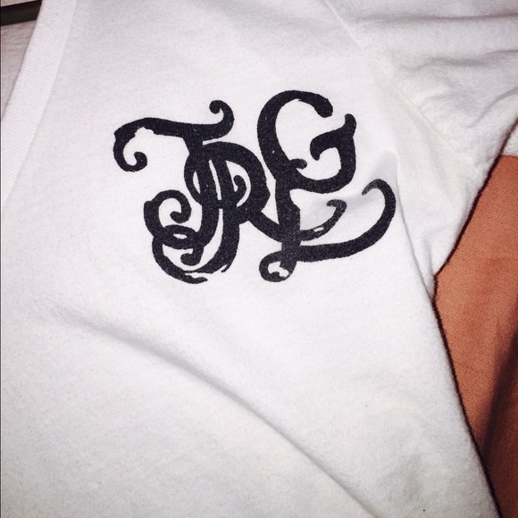 True Religion white v-neck