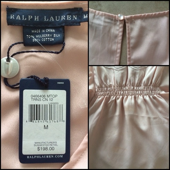 *HOST PICK* Ralph Lauren silk ruffle top - Picture 4 of 4