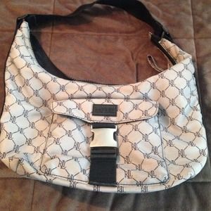 Ralph Lauren black and grey handbag