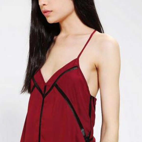 SOLD Silence + Noise Mesh-Inset Racerback Cami - Picture 2 of 4