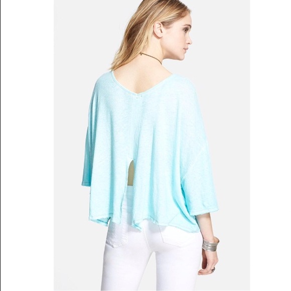 💜bundled Free People Kim's tee blue top - Picture 3 of 3