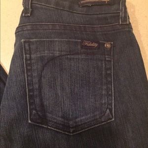 Fidelity denim straight leg jeans