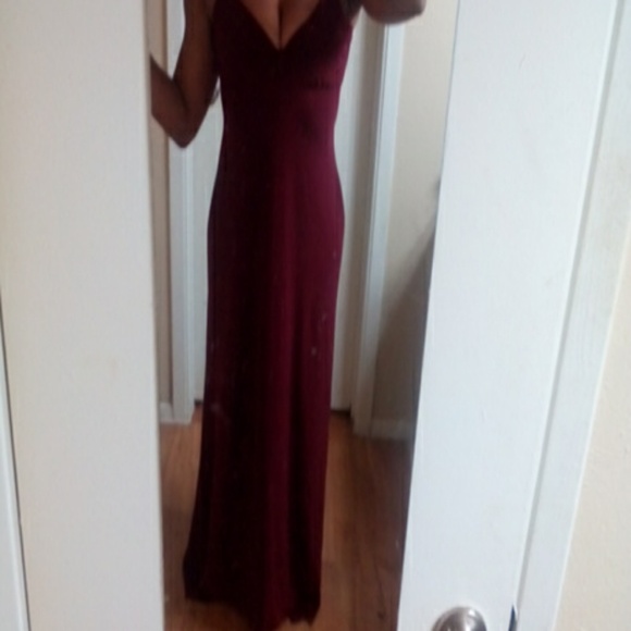 Full length branch formal dress