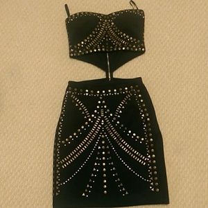 Bebe studded dress reduced again!