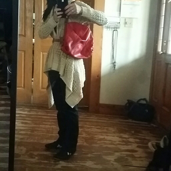 Jessica Simpson red purse