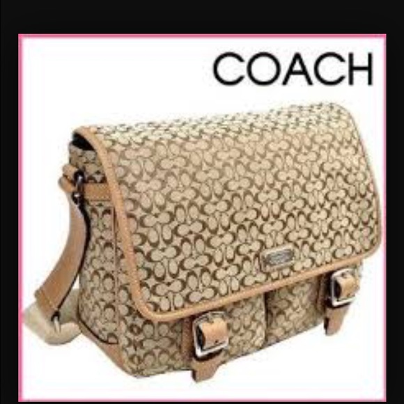 🎉HP 10-26-15🎉👛Coach Messenger Purse! NWOT 👛 - Picture 3 of 4