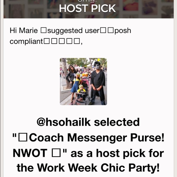 🎉HP 10-26-15🎉👛Coach Messenger Purse! NWOT 👛 - Picture 4 of 4