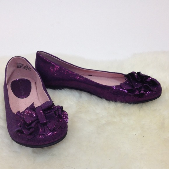 😍😍HP Chinese Laundry party flats metallic purple - Picture 1 of 4