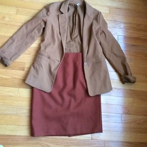 Camel wool blazer