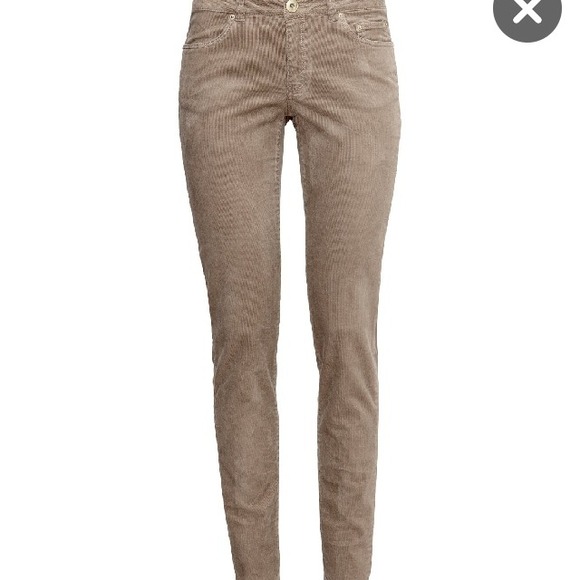 H&M Corduroy Skinny Pants