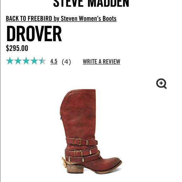 REDUCED! 💢💢 Freebird drover boots Steve Madden