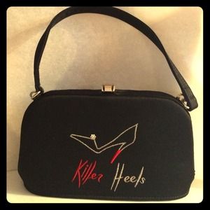 Gorgeous satin feel Lulu Guinness bag