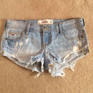 Hollister denim shorts