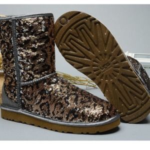 SPARKLY LEOPARD UGG BOOTS (last price change)