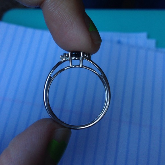 Sapphire 10K Ring - Picture 2 of 2