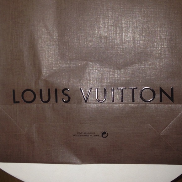 LV Louis Vuitton brown logo monogram Shopping Bag - Picture 2 of 2