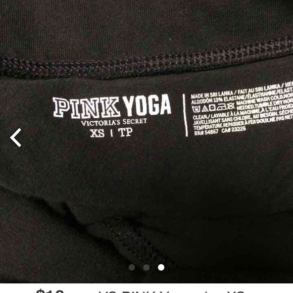 VS PINK Full length Yogas size XS - Picture 3 of 4