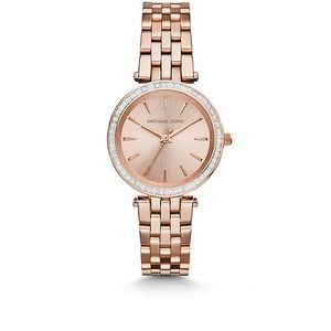 Michael Kors rose gold Darci watch