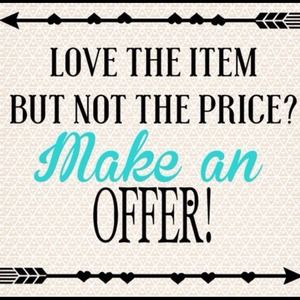 I'm open to offers:)