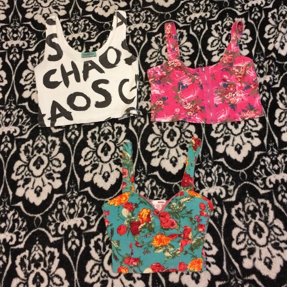 3 crop top bundle