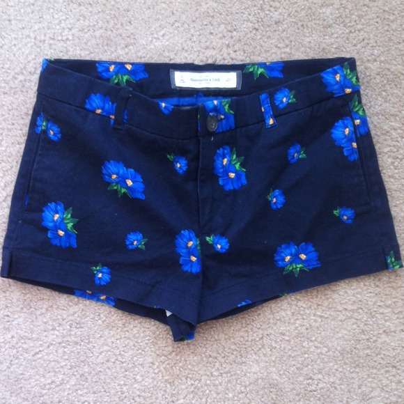 Abercrombie Blue Flower Shorts