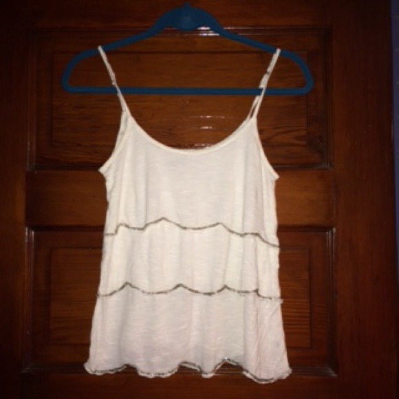 American eagle top with beaded embellishments