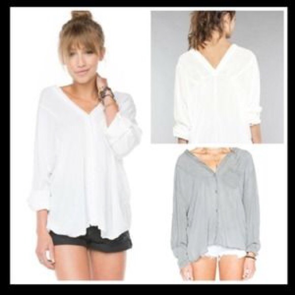 Gray Button Up Over Shirt - Picture 2 of 2