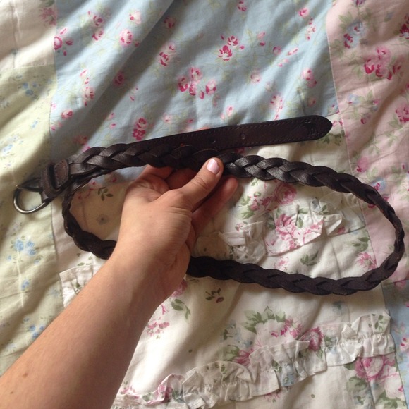 Abercrombie leather belt NWOT