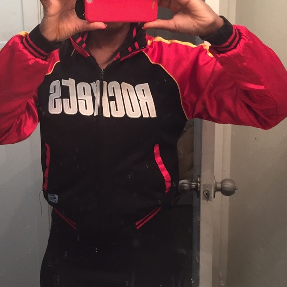 Red jacket