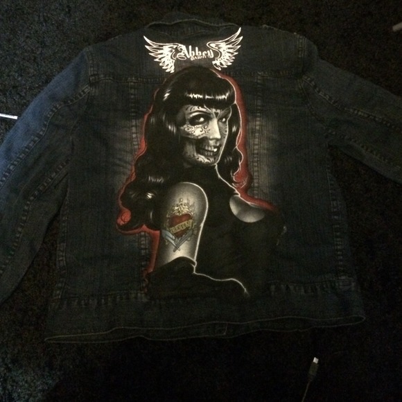 Abbey Dawn customized denim jacket