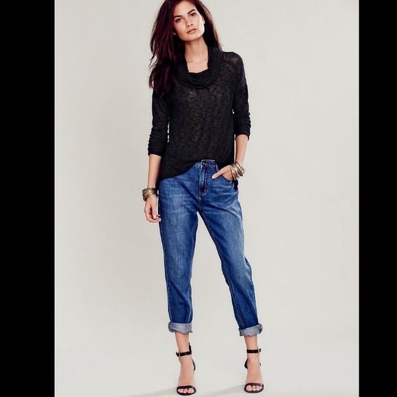 💜bundled Free People slouchy cowl neck pullover - Picture 4 of 4