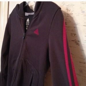 Adidas warm up track jacket small