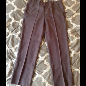 🌺🌿 Anthropologie Elevenses Linen Crop Pants 🌿🌺