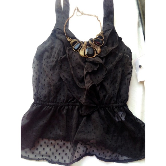 NWT Ruffled Peplum - Picture 2 of 4