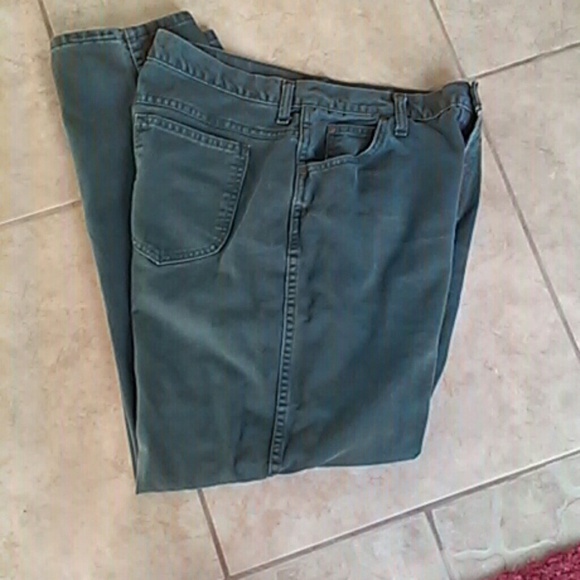 size 14 Tall dark green jeans