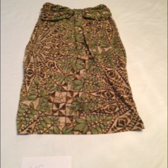forever 21 strapless tribal print dress