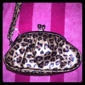 Cheetah change purse