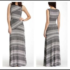 Max Studio Striped Maxi Dress