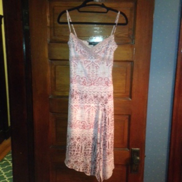 Arden B mid length hi-lo dress